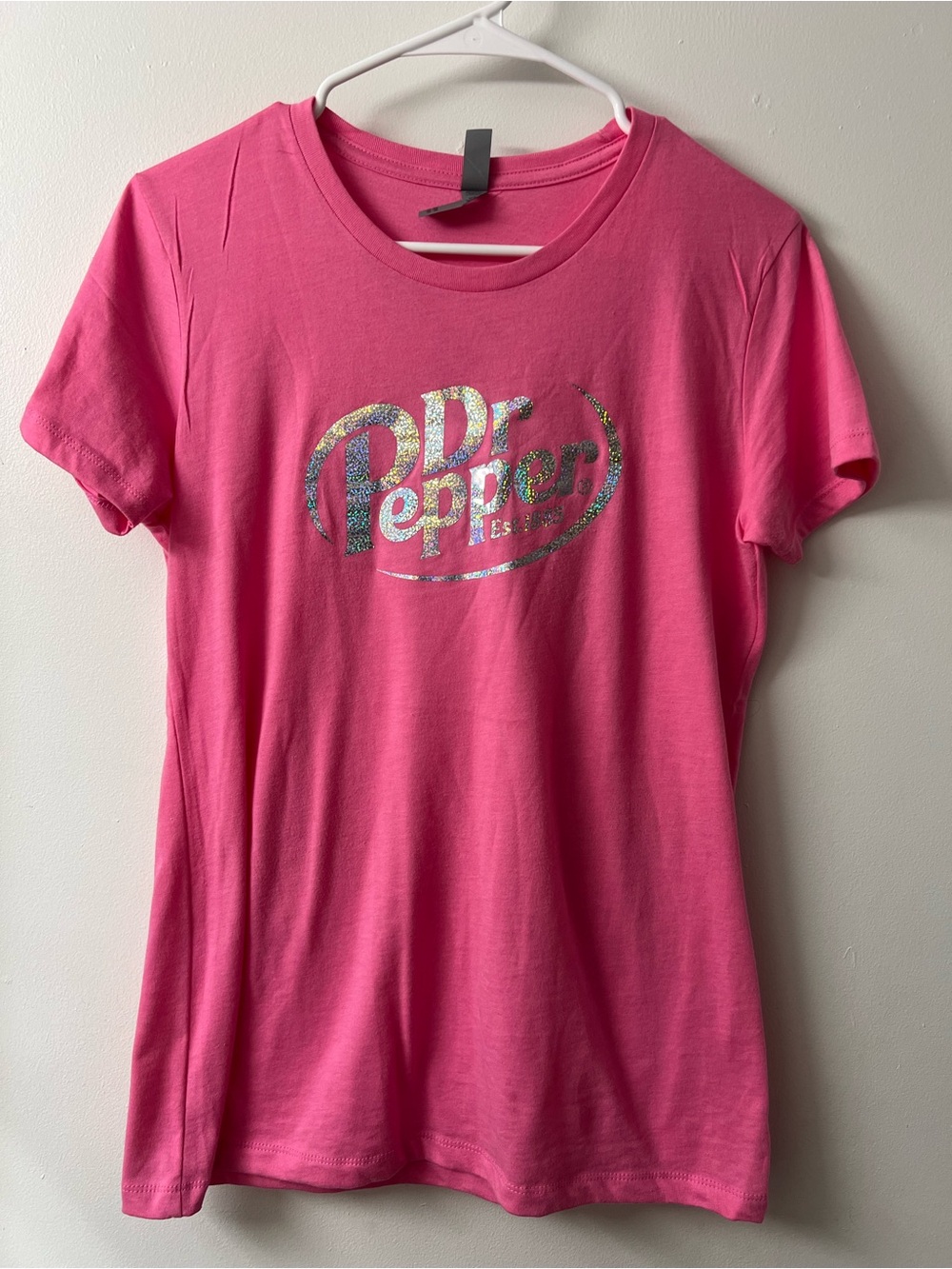 Dr Pepper Pink Logo T-Shirt for Women